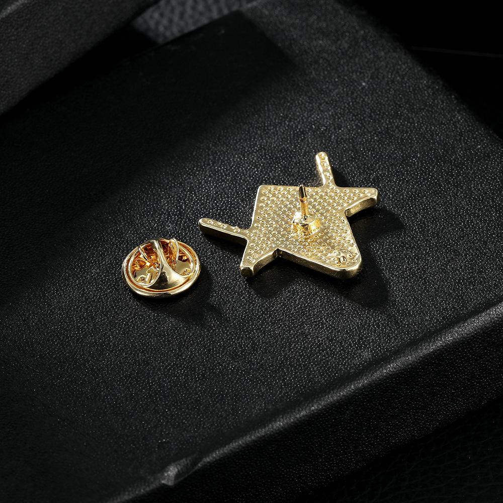 Moda europejska i amerykańska nowe kreatywne spinki do mankietów masońskie męskie biznesowe koszula francuska spinka do krawata ozdoba broszka