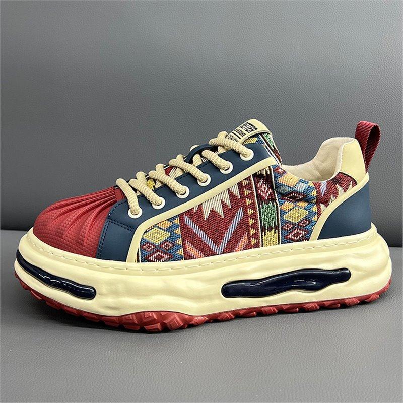 Shell Head Embroidery Daddy Chaozi Spring Comfortable Cloth Casual Shoes Bc
