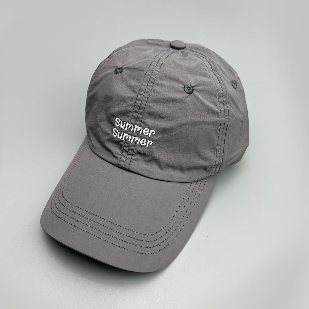 Quick-Drying Embroidery Summer Letters Simple Baseball Cap Men'S And Women'S Sunshade Versatile Cap