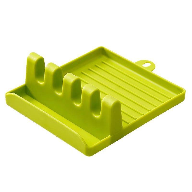 Multi-Purpose Kitchen Organizer Wall Mount Storage for Spatulas Pot Lid Chopsticks Soup Spoons Durable Plastic