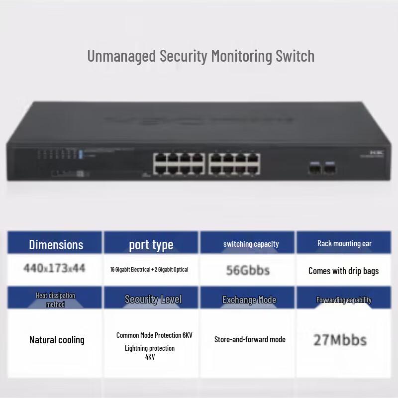 H3C Gigabit PoE Network Switches