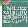 2 Stück/Set Englische Buchstaben Stanzformen Für Kartenherstellung, Stanzformen, Herzen Metall Stanzform, Scrapbooking Stanzformen, Geätzte Prägeschablone Für Basteln