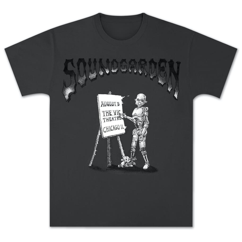 1989 Soundgarden Punk Lässiges T-Shirt Herren und Damen Luxus Band Marke Oberteil