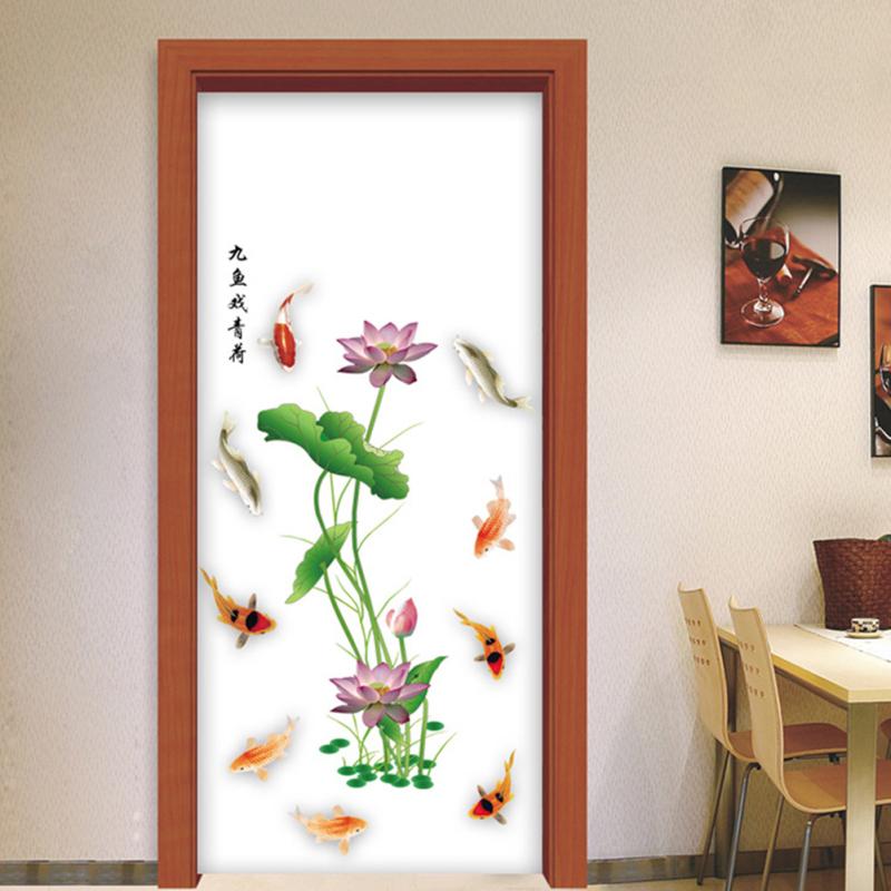 Autocolante De Perete Lotus Crap Tapet Autocolant Autocolante Pentru Decoratiuni Dormitor Sufragerie