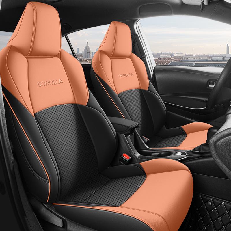 Universal All-Season Seat Covers for Toyota Corolla, Fits Dual-Engine Models, Fully Enclosed Car Seat Cushions