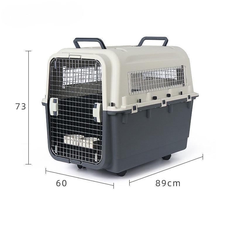 Cross-Border Airline Pet Crate for Medium & Large Dogs – Portable Space Capsule-Style Carrier with Large Capacity