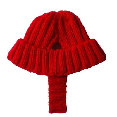 Ear-Exposed Pet Knitted Hat Cozy Pet Ears Covers Headgear Dog Ear Muffs  Winter