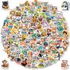 112 Cartoon Animal Reading Book Reading Text-On-Video Creative Stickers