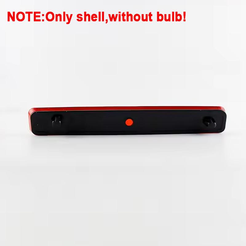 2Pcs Red Lens Rear Bumper Reflector Tail Brake Stop Signal Light Shell No Bulb For Volkswagen VW T5 Transporter OEM# 7E0945105