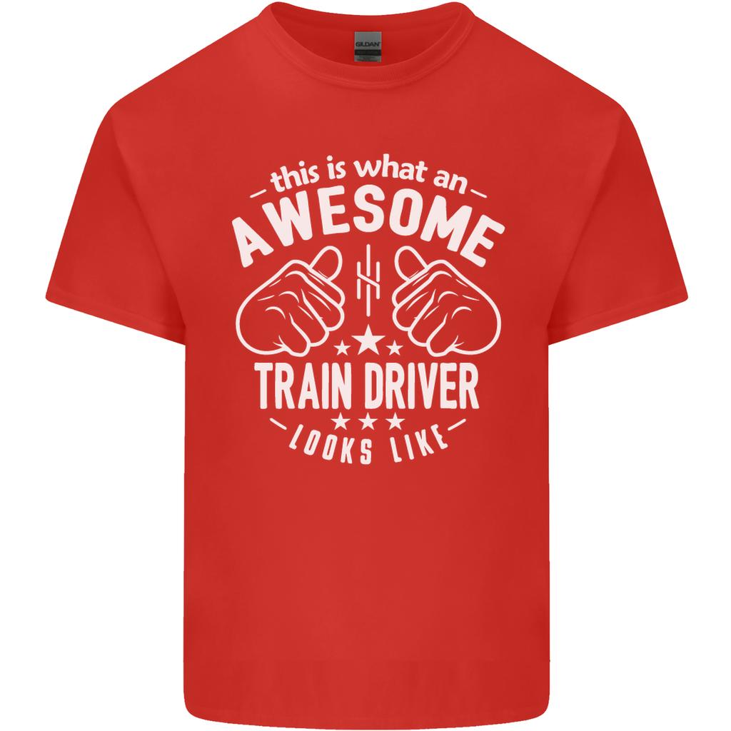 An Awesome Train Driver Looks Like Unisexs Light Cotton TShirt