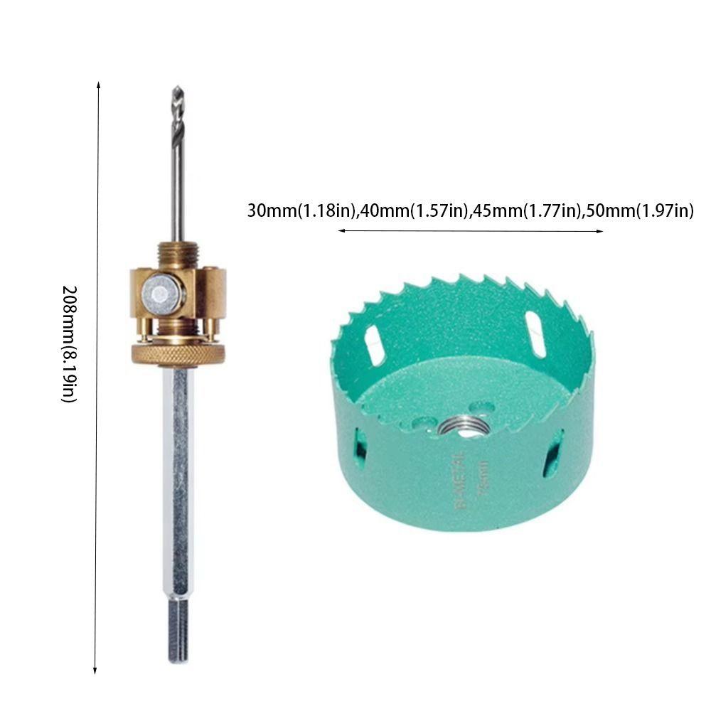 Hexagon Shank Quick-Release Hole Opener Bi-Metal Bi-Metal Hole Saw  Woodworking