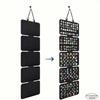Jewelry Organizer Pouch With Hanging Earring, Foldable And Expandable Storage Case For Awards, Pins, Badges, And More