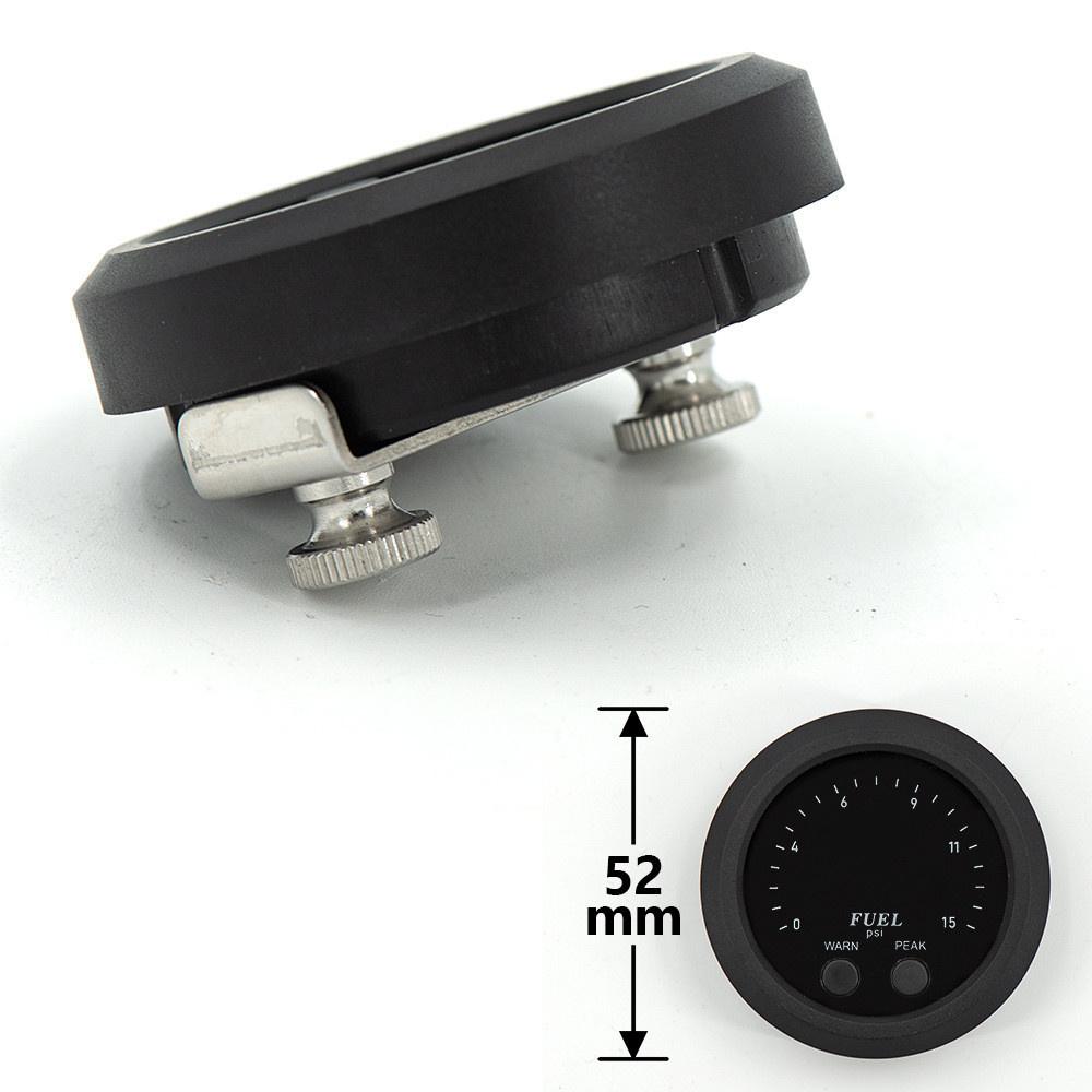 52mm Ultra-thin Electronic Fuel Pressure Gauge with 1/8 Npt Sensor with Red Disp