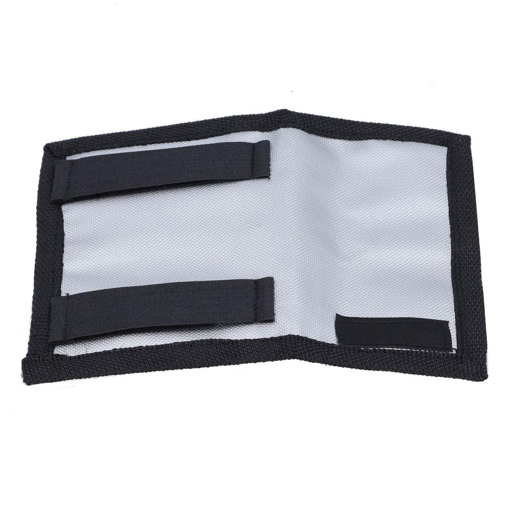 Battery Pouch Case Oxford Fabric 4 Slots Belt Loop Battery Bag Holder for Indoor Outdoor Use