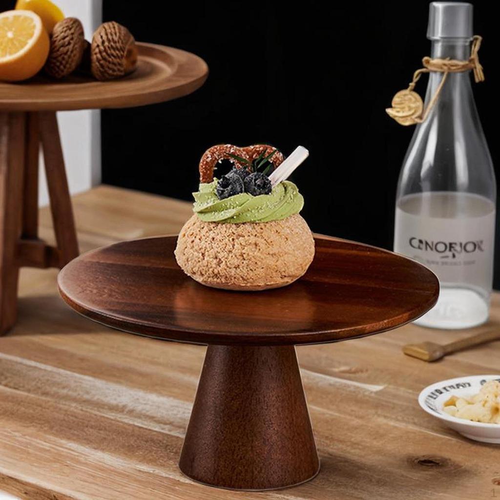 Cake Stand Pedestal Round Vintage Dessert Display Holder Server Tray for