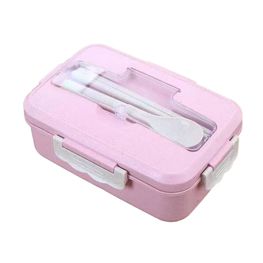Lunch Box Multi Compartments Environmentally Friendly Portable Bento Box for Student Home School