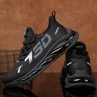 Men's Sports Single Shoes Casual Thick Soled Breathable Front Strap Round Toe Sneaker Shoes 39-44