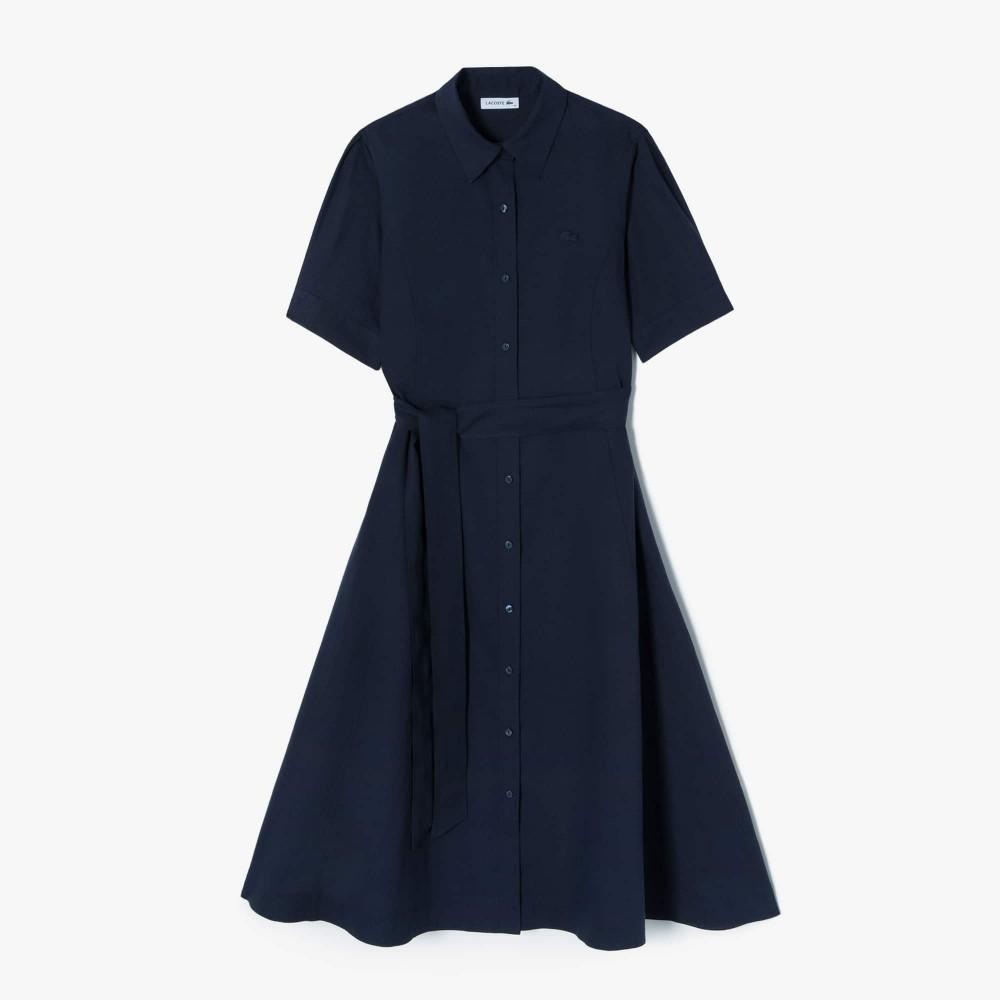 [Lacoste] Women's Linen Shirt Dress EF319E-56G166