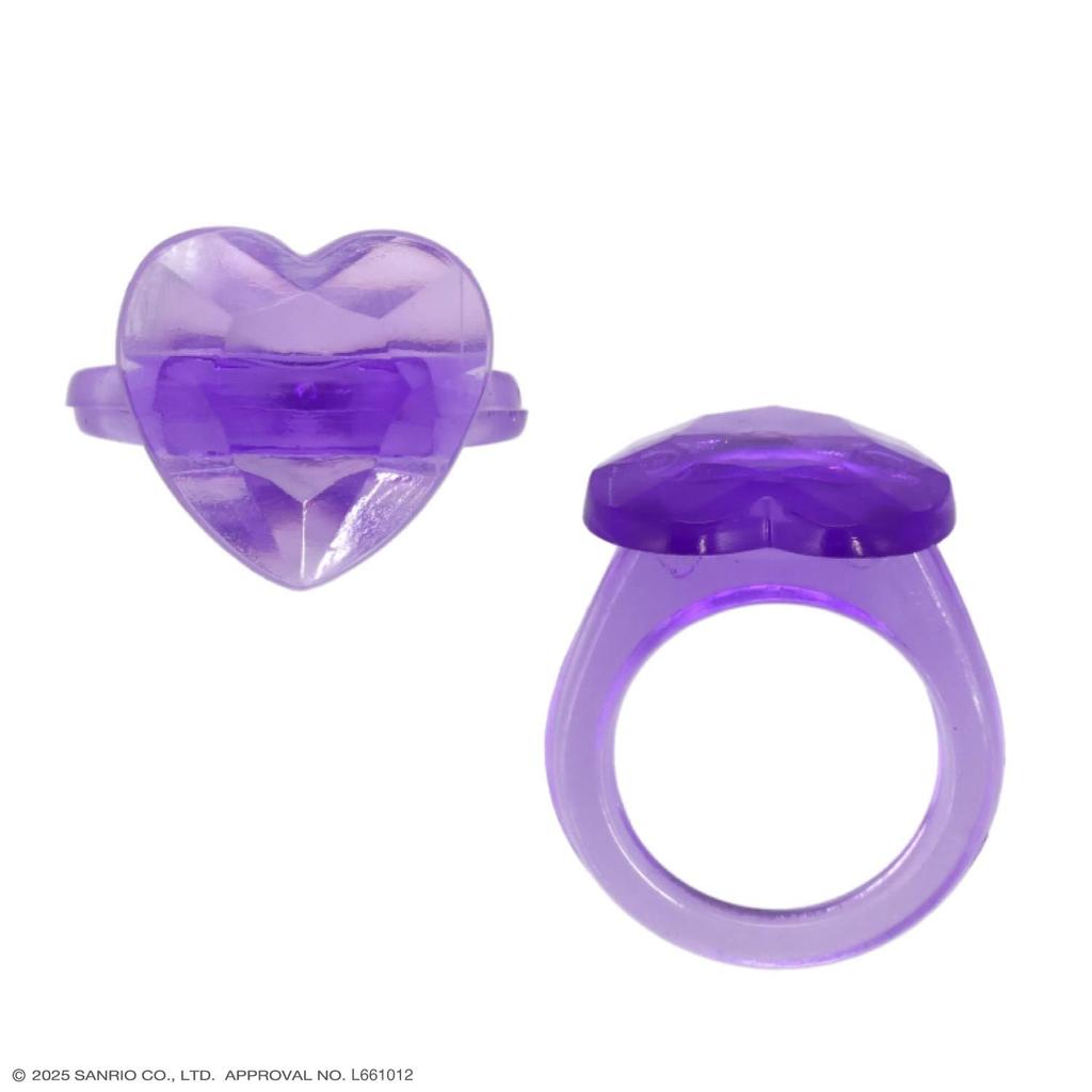 Shobido Sanrio Heart Case Cosmetic Set for Lip and Nail featuring Sanrio Characters Melody Kids, Care, (My & Kuromi)