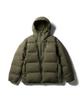 Snow Peak Seamless Hooded Down Jacket Outerwear Jacket with Down and Dark Size L SPF-JK-25AU904, Insulation, Men's Women's, Olive,
