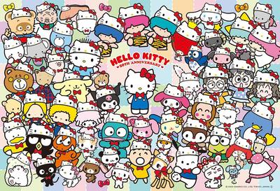 [Made In Japan] Beverly 300-Piece Jigsaw Puzzle, Hello Kitty (26 X 38 Cm) 300-062