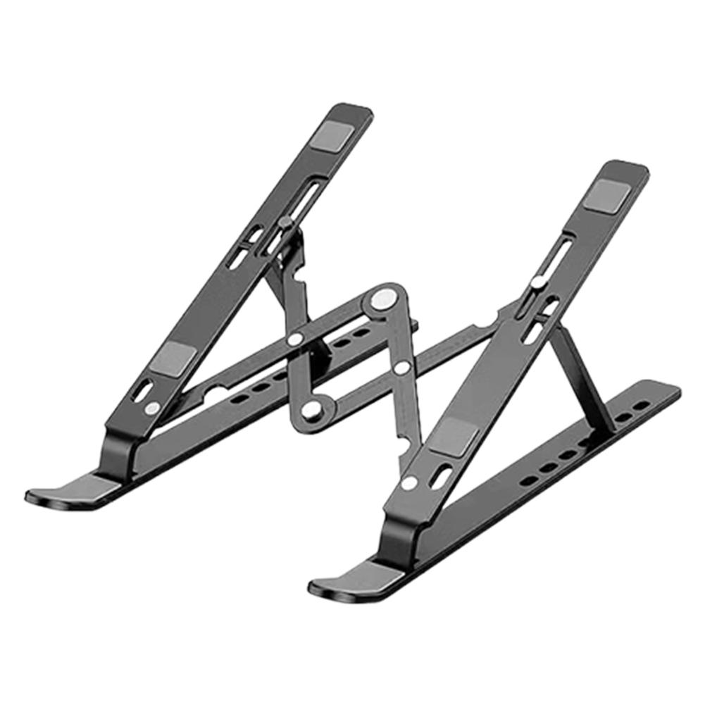 

Aluminum alloy notebook stand heat dissipation computer stand multifunctional чорний