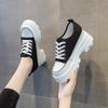 Woman Casual Shoes Platform Sneakers Autumn New Thick Soled Round Toe Casual Sports Shoes Inner Height Increasing Women's Shoes