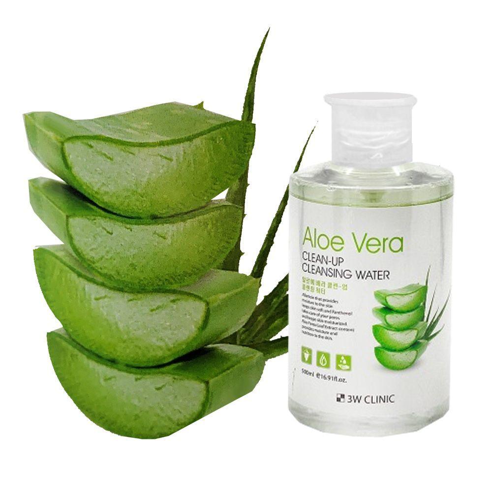 

3w Clinic Cleanup Aloe Vera Cleansing Water 500ml