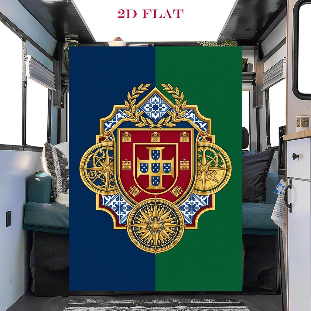 Royal Heraldry Regal Symbols blanket Suitable for all seasons Soft and comfortable Machine washable Office rest blanket Air conditioning blanket