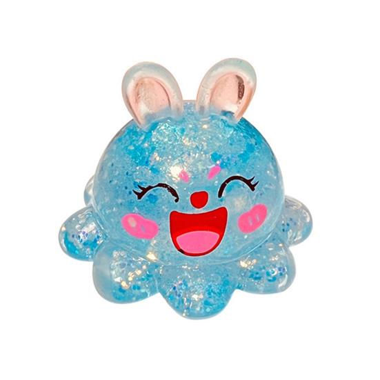Glitzerndes Tier-Quetschspielzeug Stressabbau Salamander Kaninchen Bär Oktopus Capybara Sensorisches Spielzeug Dekompression Klarer Stressball Fidget-Spielzeug