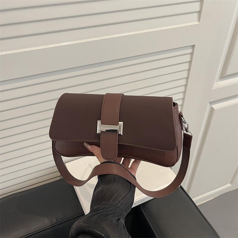 Shoulder Bag Advanced Sense Simple Fashion Popular Bag Women's Retro Large Capacity Underarm Tote Bag