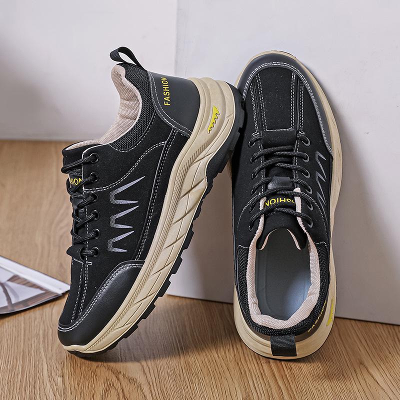 Cross-Border Men's Plus Size Hiking and Driving Sneakers - Autumn/Winter Fashionable Casual Shoes