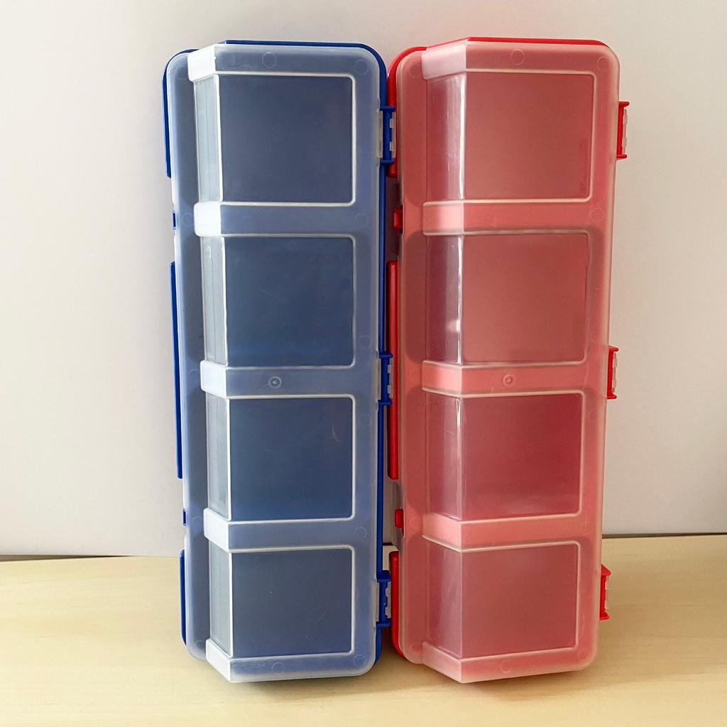 Screw Organizers Bins with Lids Plastic Hardware Organizer Box with Compartment Bolt Organizer Plastic Divided Case