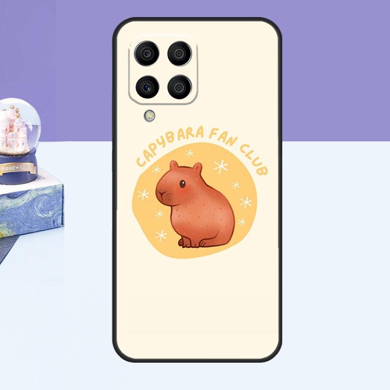 Cute Cartoon Capybara Case For Samsung Galaxy M15 M55 M35 M33 M21 M31 M16 M36 M56 M53 M13 M12 M32 M52 M14 M34 M54