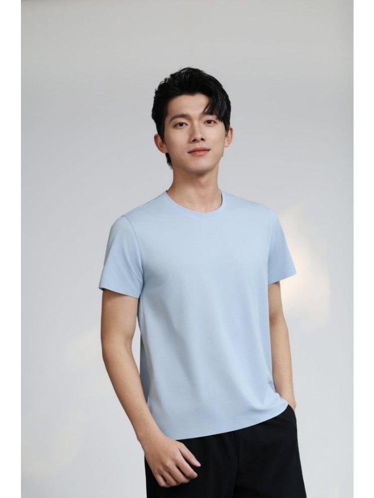 Summer Men's and Women's Short Sleeve T-shirt Soft Lightweight Unisex Cool  Round Neck Tshirt YG-253