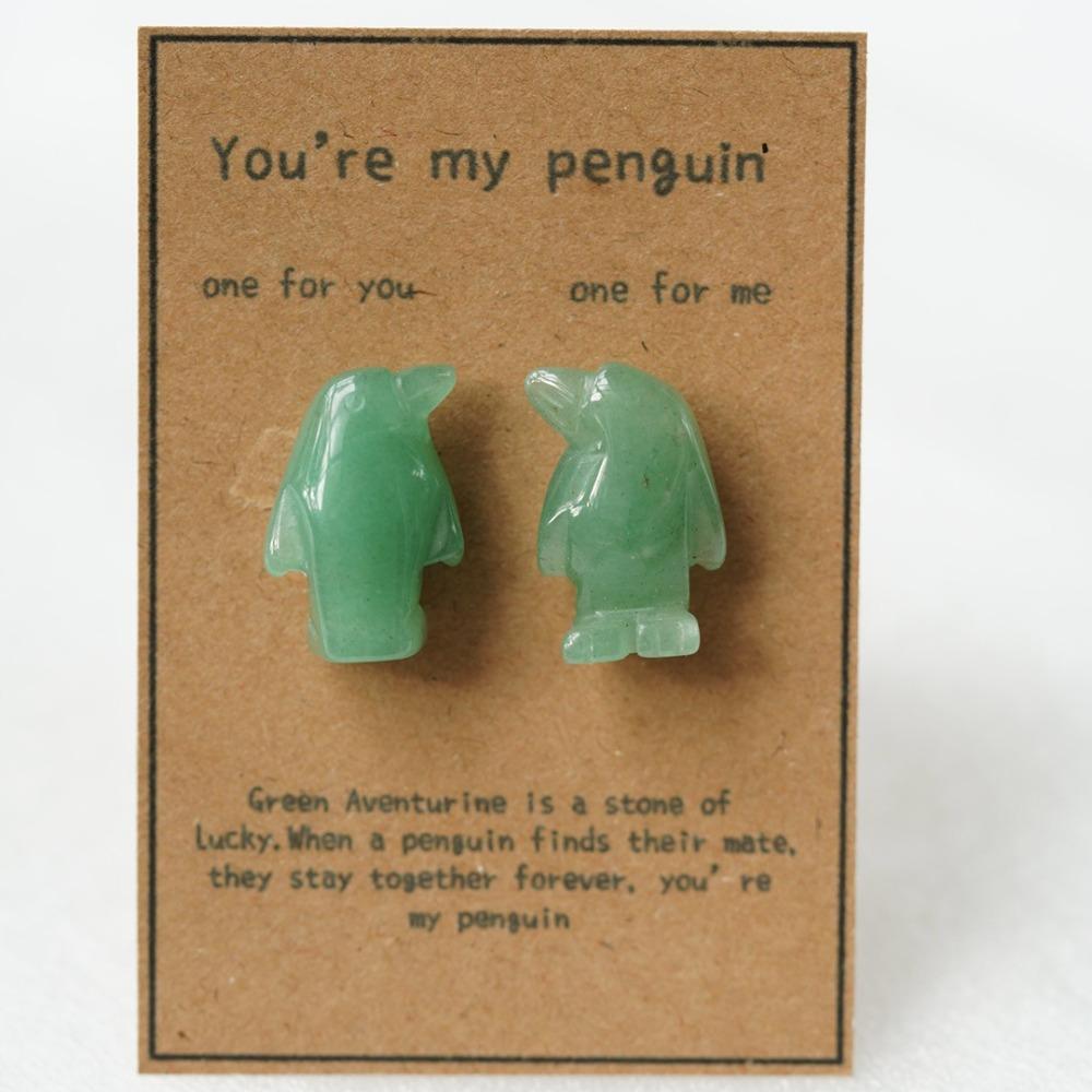 1 Paar Romantischer Stil Pinguin Geschenk Andenken Qualität Pinguinform Jubiläumsgeschenk Passendes Paar Andenken Für Ihn & Sie