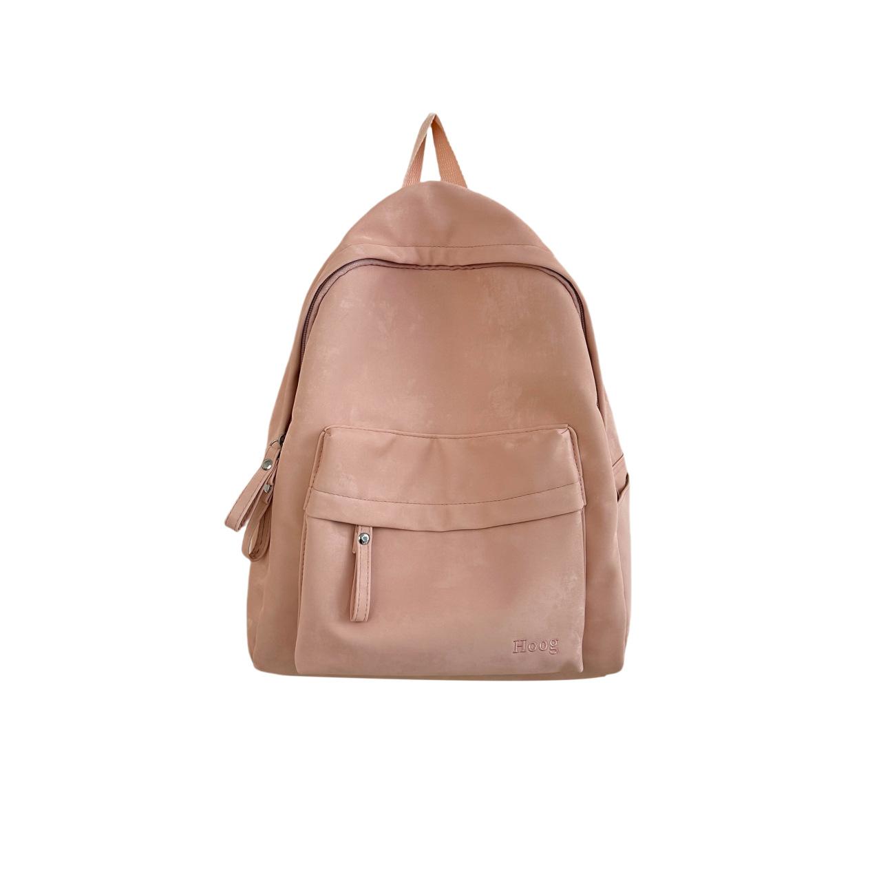 

Школьный рюкзак в стиле колледжа для женщин Японский рюкзак большой вместимости для женщин Студенток колледжа Повседневный простой рюкзак single package розовый