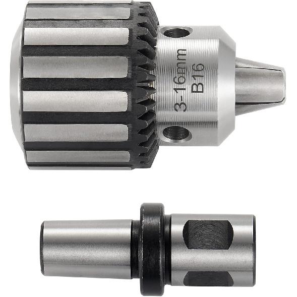 HD Chuck HEAVY DUTY 5/8" (16mm) Magnetic Drill Chuck with 3/4" Weldon Shank Adapter Key Type Chuck Converter Tool for Drill Press (B16)