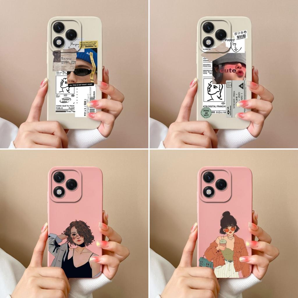 Schokbestendig Hoesje SEAHAI Case For Honor X6/Honor X8 5G, Ultra-thin Premium TPU Siliconen Telefoonhoes