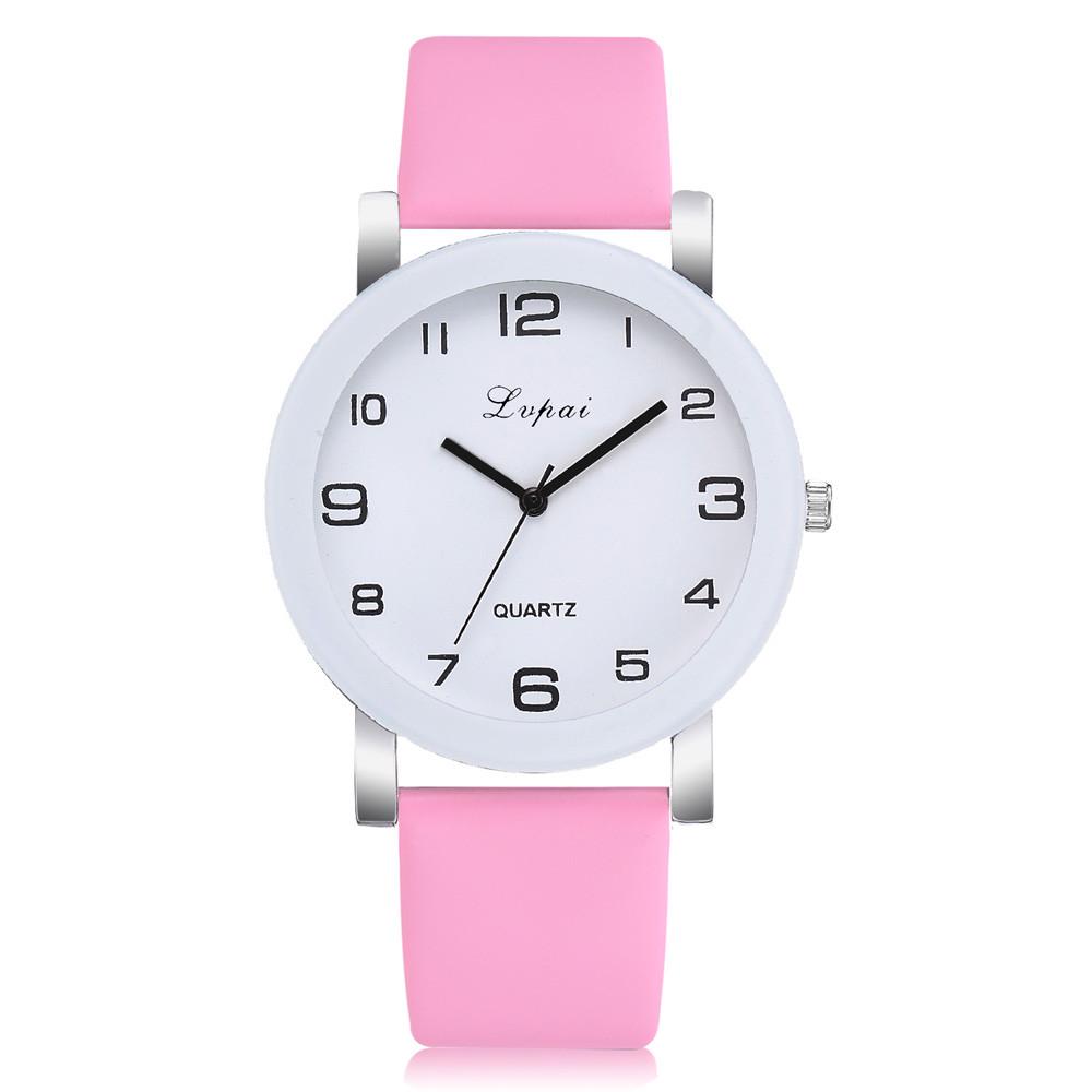 Women's Casual Quartz Leather Band Watch Analog Wrist Watch