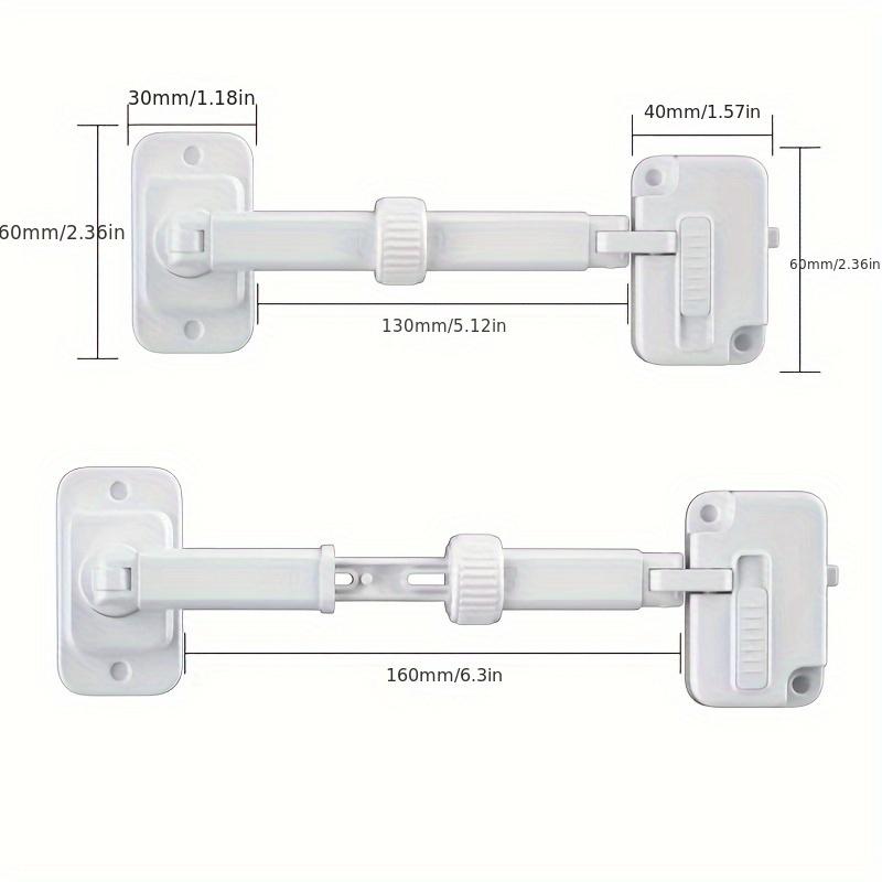 Perforation-free Window Stopper Window Latch ABS Sliding Flat Window Child Safety Lock Anti-theft Sliding Window Lock