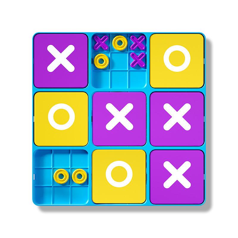 Xo Tic Tac Toe Game Plastic Educational Puzzle For Kids And Family Fun