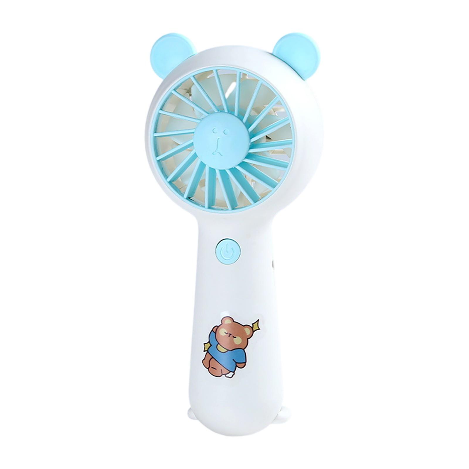 

Маленький карманный вентилятор с зарядкой через USB One Size небесно-голубой