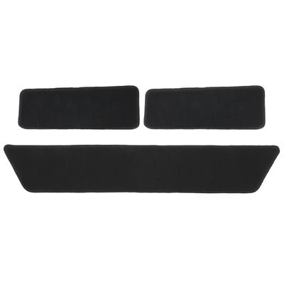 Fully Tailored for VW Transporter T5 T6 Black Carpet Step Mat Set for Sliding Door & Driver & Passenger Carpet Car Accessories
