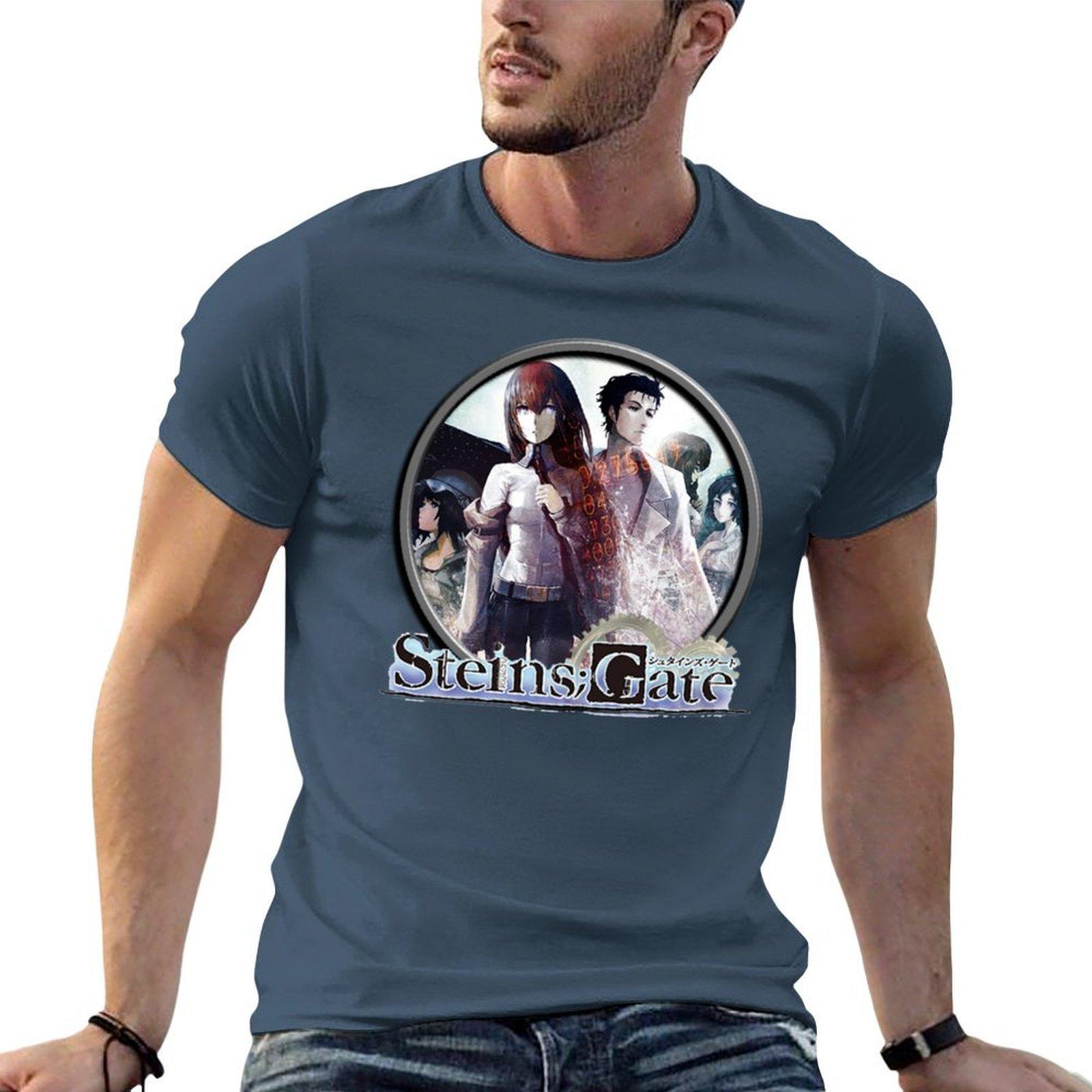 Steinsgate Tshirt Unisex T Shirt Cotton High Quality Funny T Shirts Unisex T Shirts With Prints Tshirt S
