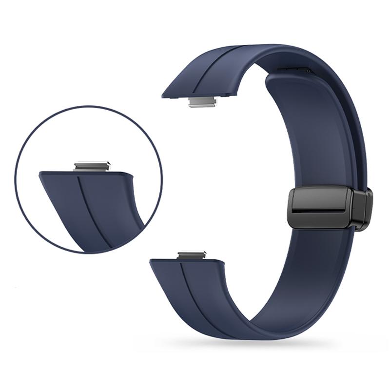 Pasek z klamrą magnetyczną do zegarka Huawei Fit 3 opaska silikonowa miękka opaska sportowa do zegarka Huawei FIT3 bransoletka męska i damska Correa