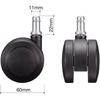 Kokuyo A-CS18UF6 Diameter 60 V (Polyurethane Wrapped) Caster Set of 5