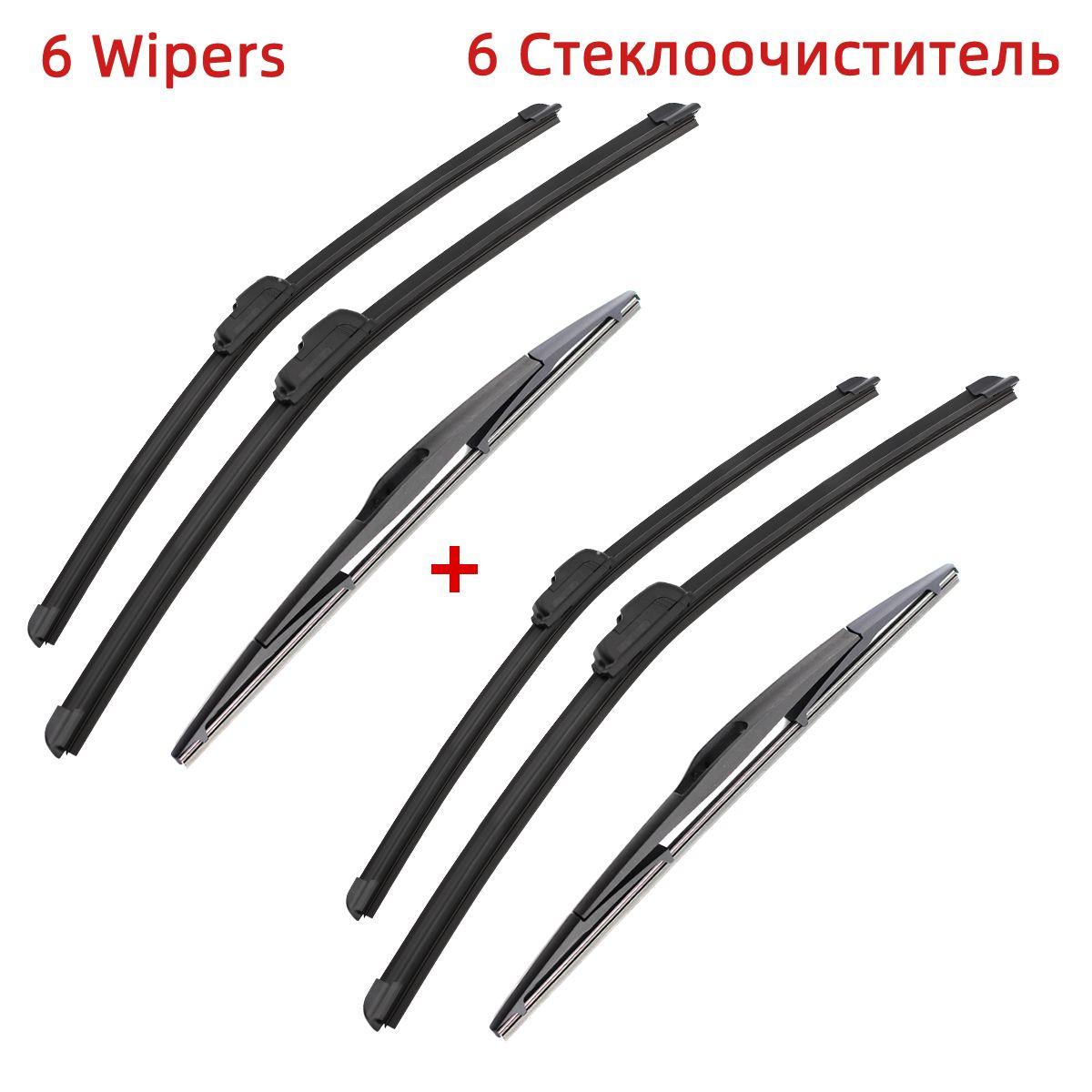 

3 шт. щетки стеклоочистителя для Subaru Impreza Hatchback MK3 GE GV GH GR 2007-2014 24 16 16 подходят для переднего лобового стекла, щетки для окон, резак, аксессуары