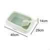 Cat Litter Box Open Top Kitty Tray Potty Toilet Bedpan for Bunny