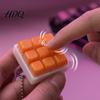 Stressabbau Spielzeug 9-in-1 Tastatur Fidget mit Kugelkette Push Gadget Knopf Finger Clicker Spielzeug 9 Tasten Schlüsselanhänger Angst Schreibtisch